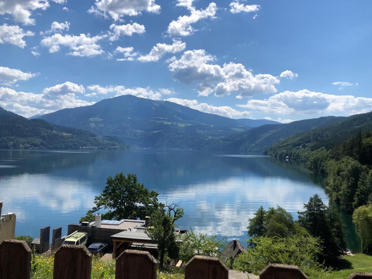 Appartement Brettljause Ferienhaus Fuenf Sinne Dobriach Luaran gambar